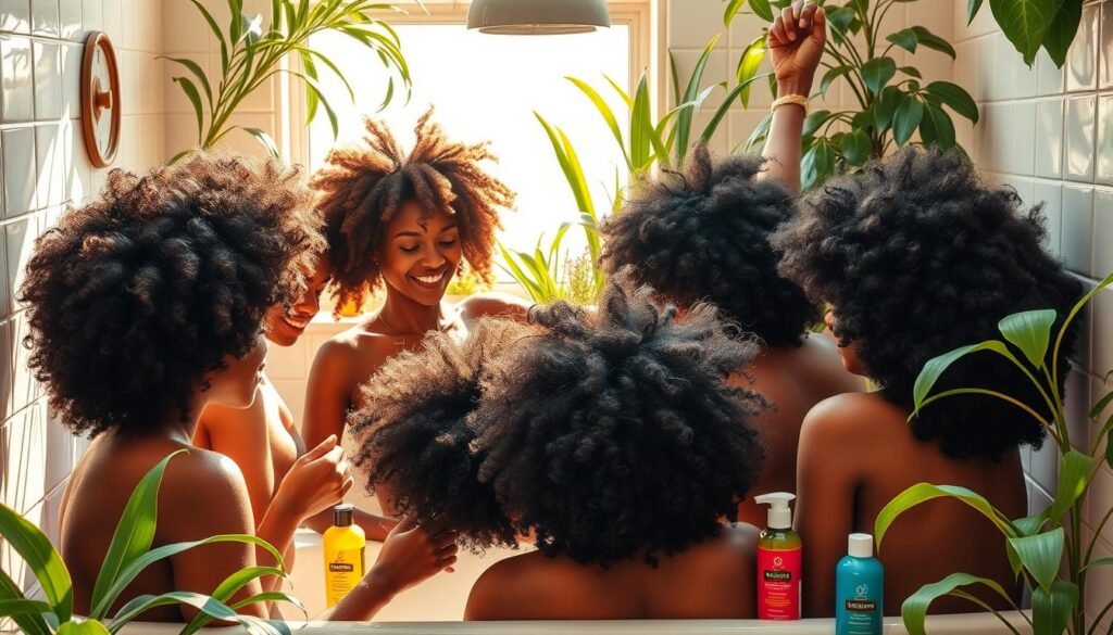 cuidado del cabello afro