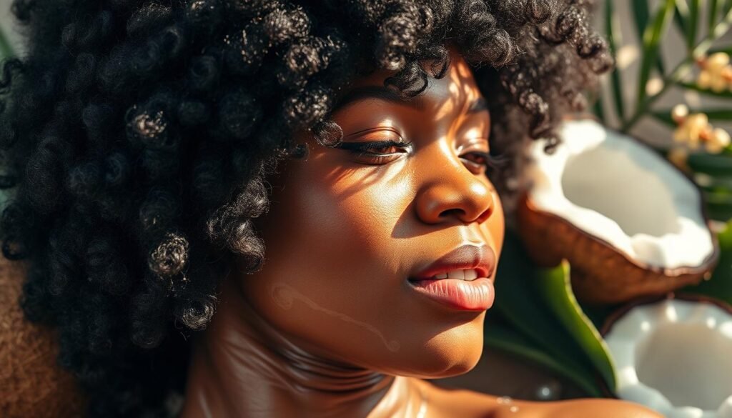 hidratación del cabello afro